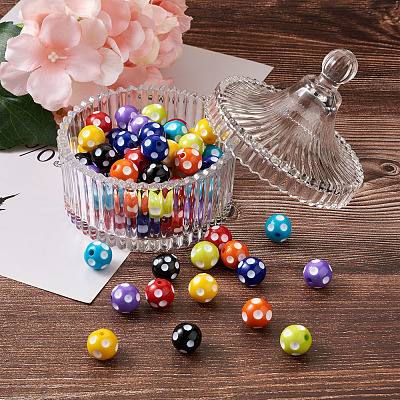 Opaque Resin Beads RESI-CW0001-05-1