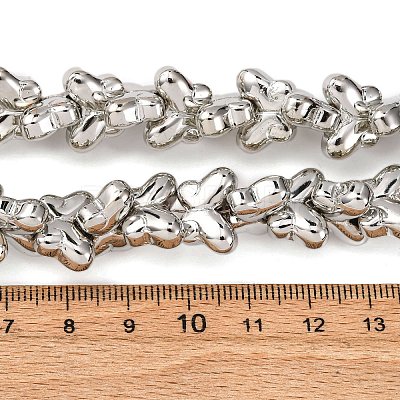 Electroplate Glass Beads Strands EGLA-H109-06E-1
