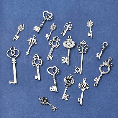 Tibetan Style Alloy Pendants FIND-D040-01AS-1