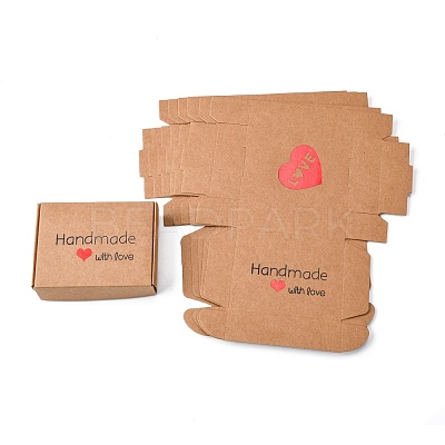 Kraft Paper Gift Box CON-L014-A02-1