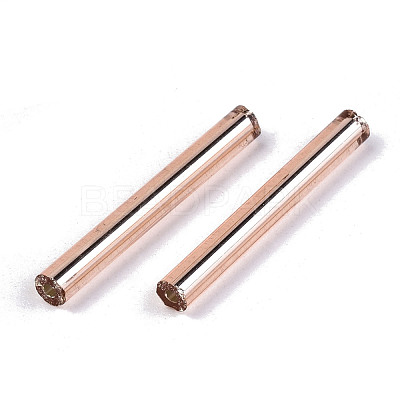 Electroplate Glass Bugle Beads SEED-S043-02C-03-1