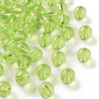 Transparent Acrylic Beads X-MACR-S370-A10mm-729-1