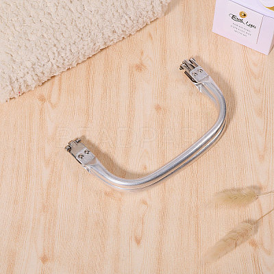 Zinc Alloy Tube Bag Flex Frames DIY-WH0581-47A-1