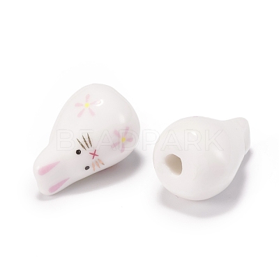 Handmade Porcelain Beads PORC-D018-03A-1