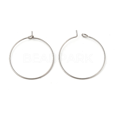 316 Surgical Stainless Steel Wine Glass Charms Rings STAS-L214-01D-1