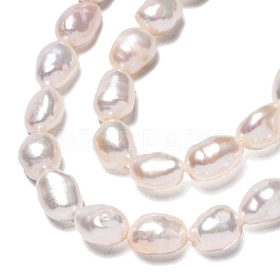 Natural Cultured Freshwater Pearl Beads Strands PEAR-N014-05E-1