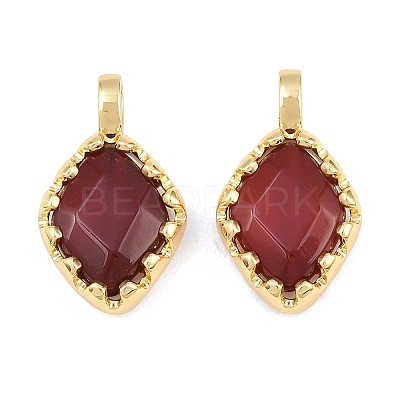 Natural Carnelian(Dyed & Heated) Faceted Pendants GG-CBA110A-04G-1