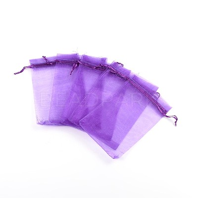 Organza Gift Bags with Drawstring OP-R016-15x20cm-20-1