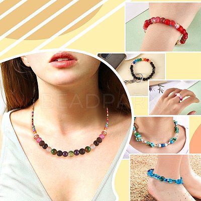 2 Bag Glass Round Beads Set JX547D-1