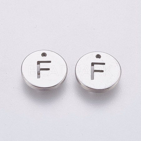 Non-Tarnish 304 Stainless Steel Charms STAS-P212-15P-26-1