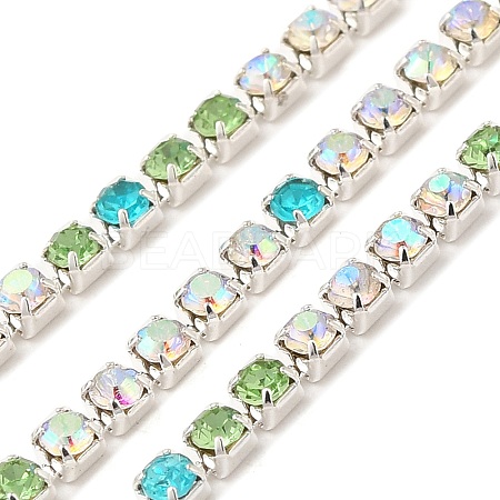 Rhinestone and Iron Cup Chain CH-A007-01H-1