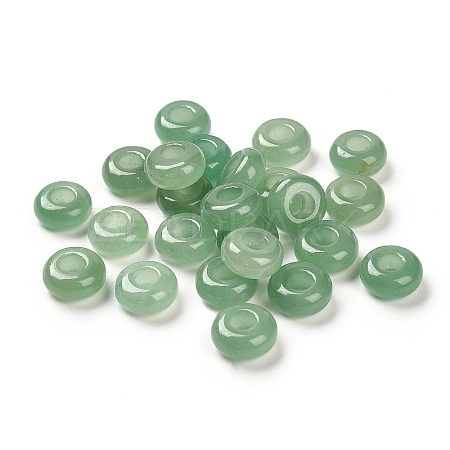 Natural Green Aventurine European Beads G-R488-02C-1