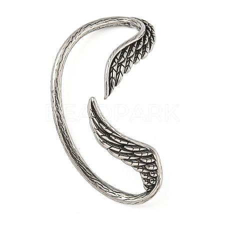 316 Surgical Stainless Steel Cuff Earrings EJEW-E300-04AS-01A-1
