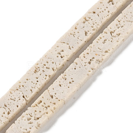 Synthetic Lava Rock Dyed Beads Strands G-H311-03-11-1