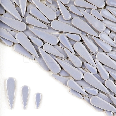 3 Styles Teardrop Shape Porcelain Mosaic Tiles PW-WGBCD43-19-1