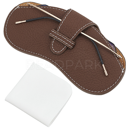 1Pc Cowhide Eyeglass Cases ABAG-CN0001-58A-1