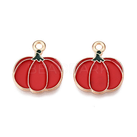 Thanksgiving Day Theme Alloy Enamel Pendants LS-ENAM-T020-35M-1