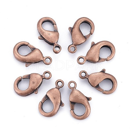 Brass Lobster Claw Clasps KK-902-R-NF-1