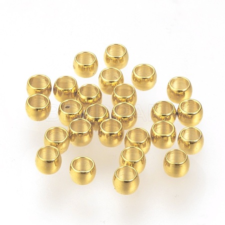 304 Stainless Steel Spacer Beads STAS-R065-80G-01-1