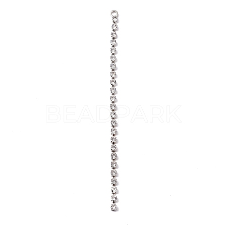 Brass Crystal Rhinestone Cup Chain Big Pendants KK-A167-03P-1