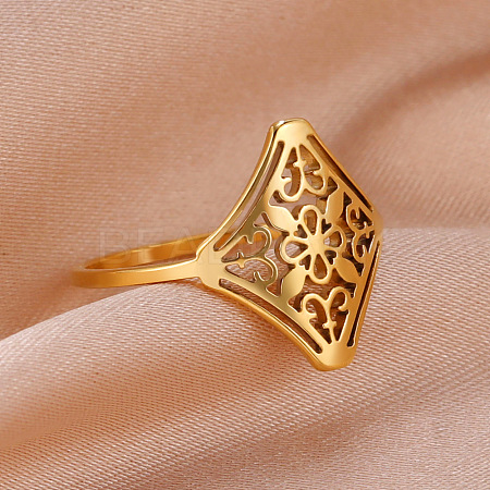 201 Stainless Steel Finger Rings FS-WG07FAA-08-1