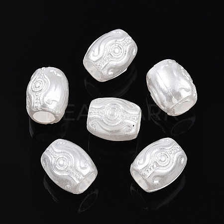 Imitation Pearl Plastic Beads KY-ZX006-12-1
