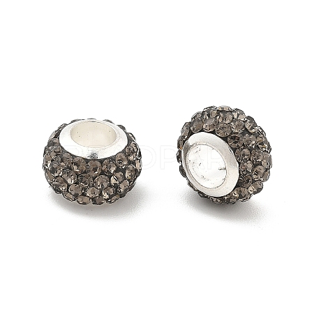Rondelle Polymer Clay European Beads FIND-U001-01E-1