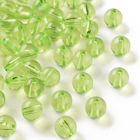 Transparent Acrylic Beads X-MACR-S370-A10mm-729-1