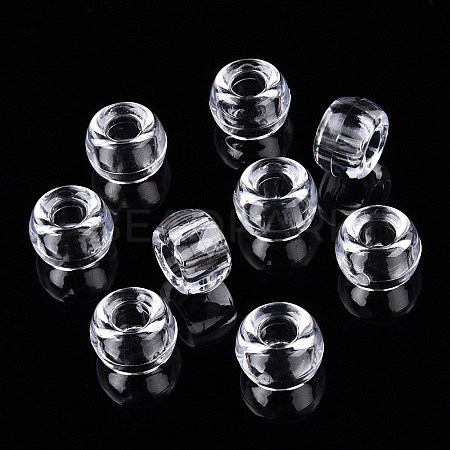 Transparent Plastic Beads X-KY-T025-01-E09-1