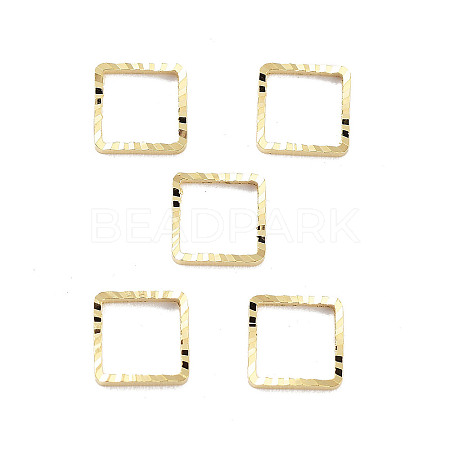 Brass Beads Frames KK-M288-01G-A-1