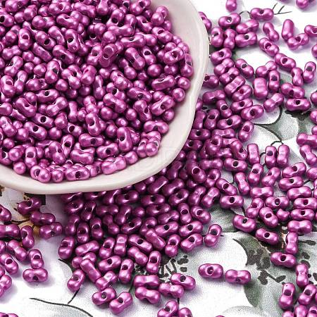 Baking Paint Glass Seed Beads SEED-L011-12A-12-1
