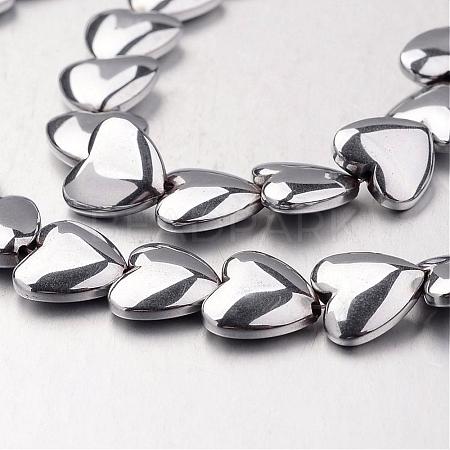 Electroplate Non-magnetic Synthetic Hematite Bead Strands G-F300-22D-01-1