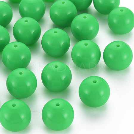 Fluorescence Chunky Acrylic Beads MACR-R517-20mm-07-1