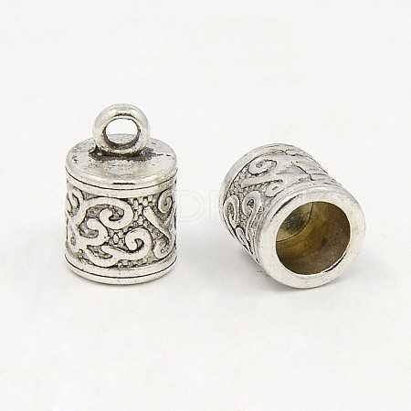 Tibetan Style Cord Ends LS-TIBEP-LF10887YKG-AS-FF-1