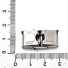 Tarnish Resistant 201 Stainless Steel Watch Band Clasps STAS-P221-22B-P-3