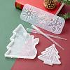 Christmas Theme DIY Display Silicone Molds DIY-LS0001-09-3