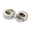 Alloy Spring Cord Locks FIND-WH0110-063P-2