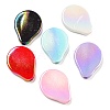 UV Plating Iridescent Acrylic Beads OACR-G039-13-1