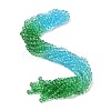 Transparent Painted Glass Beads Strands LS-DGLA-A034-T8mm-A17-1
