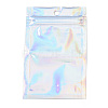 Rectangle Zip Lock Plastic Laser Bags OPP-YWC0001-7X12-2