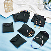 Velvet Jewelry Flap Pouches with Snap Button TP-WH0007-10B-5