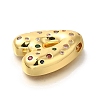 Brass Cubic Zirconia Pendants KK-M295-13G-A-2