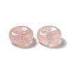 Natural Rose Quartz European Pendants G-M397-01B-3
