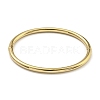 PVD Vacuum Plating 202 Stainless Steel Plain Round Ring Hinged Bangles for Women Men BJEW-M317-06E-G-2