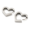 201 Stainless Steel Huggie Hoop Earrings EJEW-E602-04P-2