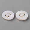 Natural Freshwater Shell Pendants SHEL-Q311-008G-2