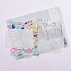 DIY Star/Heart/Flower/Music Note Shaker Filler Silicone Quicksand Molds DIY-G079-03B-2