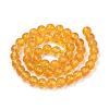 Synthetic Citrine Beads Strands G-S150-14-8mm-3