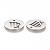 Tarnish Resistant 201 Stainless Steel Pendants STAS-Z001-B-02P-2