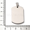 304 Stainless Steel Pendants STAS-F323-06P-3